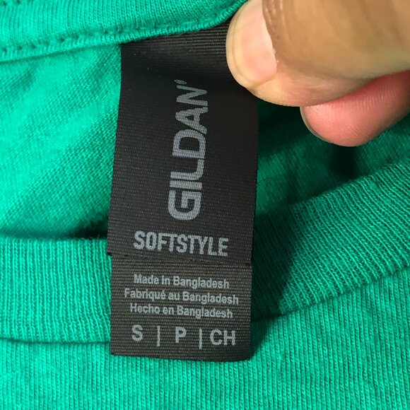 It's Fine I'm Fine Everything Is Fine Green Anxiety Stress Cat Shirt Women's S - Picture 3 of 7